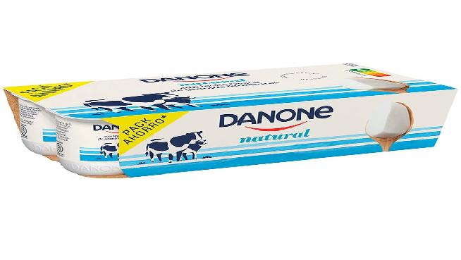 yogur natural danone 8x120gr.
