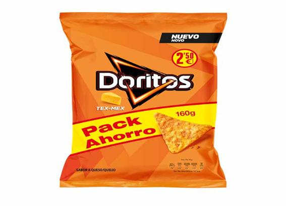 nachos maiz doritos tex mex 160 grs