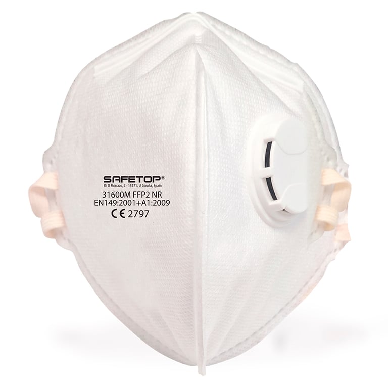 FFP2 NR SERIE EMÉ, plegable vertical y válvula