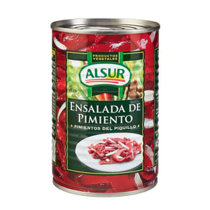 ensalada pimientos alsur lata 410 grs.