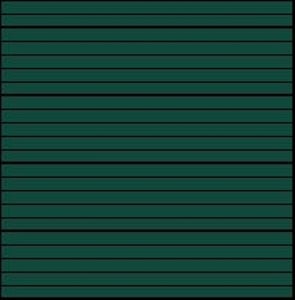 seccional acanalado gofrado  ral 6009 verde  2170x2050 mm mm