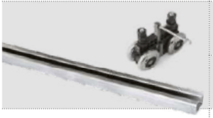 motorline - caña 2 metros con carril para kfm cfkfm2000 - calha 2m com carrinho