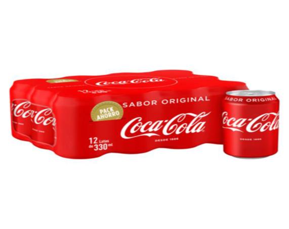coca cola lata pack-12x33cl