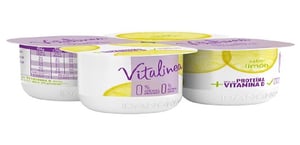 yogur limon danone vitalinea 4x125gr.
