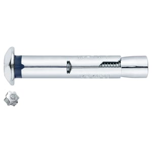 m8 x 60 ø10 ch-inb [cp] anclaje camisa antigiro para cargas medias. cabeza inviolable zincada. homologado ete opt.7