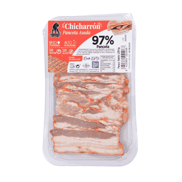 chicharron icarben lonchas 250gr