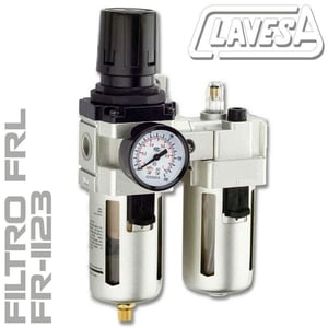 filtro regulador lubrificador 3 cuerpos 1/4