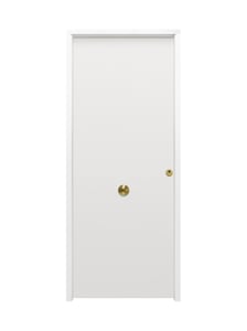 puerta entrada vivienda saga100 1110 90x210 vinilo blanco