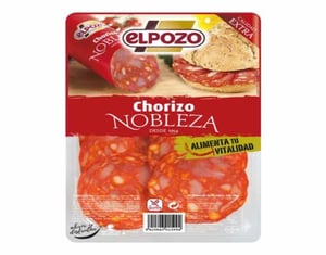 chorizo nobleza el pozo lonch. 65 gr