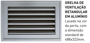 reja ventilacion aluminio pers. secc 7016  488x322 mm