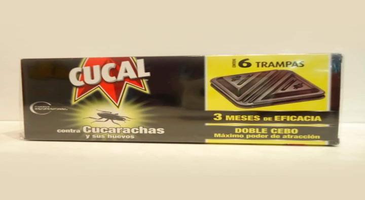 insecticida anticucarachas cucal trampa doble 6 unids