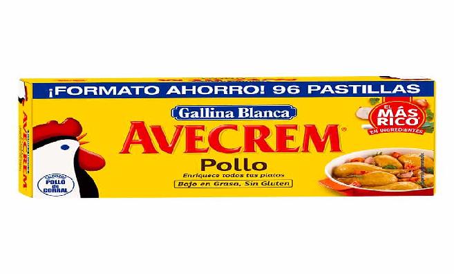 caldo pollo en pastillas avecrem 96u.