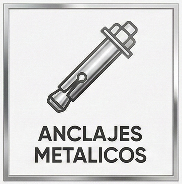 anclajes metálicos
