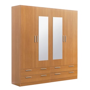 armario 4 ptas. +  2 lunas + 4 caj. (altura: 220 cm.) (kit)