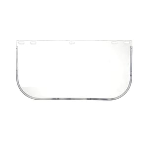 visor superface, transparente con aro de aluminio, 1b t 9 3