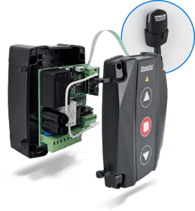 motorline - central para enrollable con botonera mc76