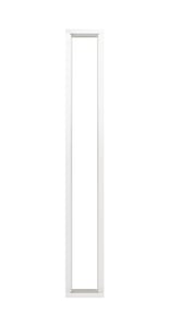 fijo lateral cristal 30x210 blanco mod. libre