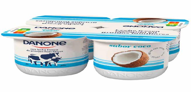 yogur coco danone 4x120gr.