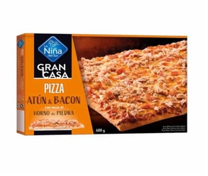 pizza cong. bacon/atun gran casa 600gr