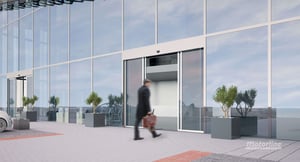 motorline - automatismo puerta cristal telescopica 2 hojas kapv tl - 2f4200 1400mm