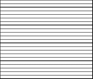 seccional acanalado gofrado  blanco  2580x2230 mm mm