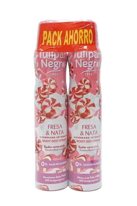 desodorante fresa&nata tulipan negro duplo 2x200 ml