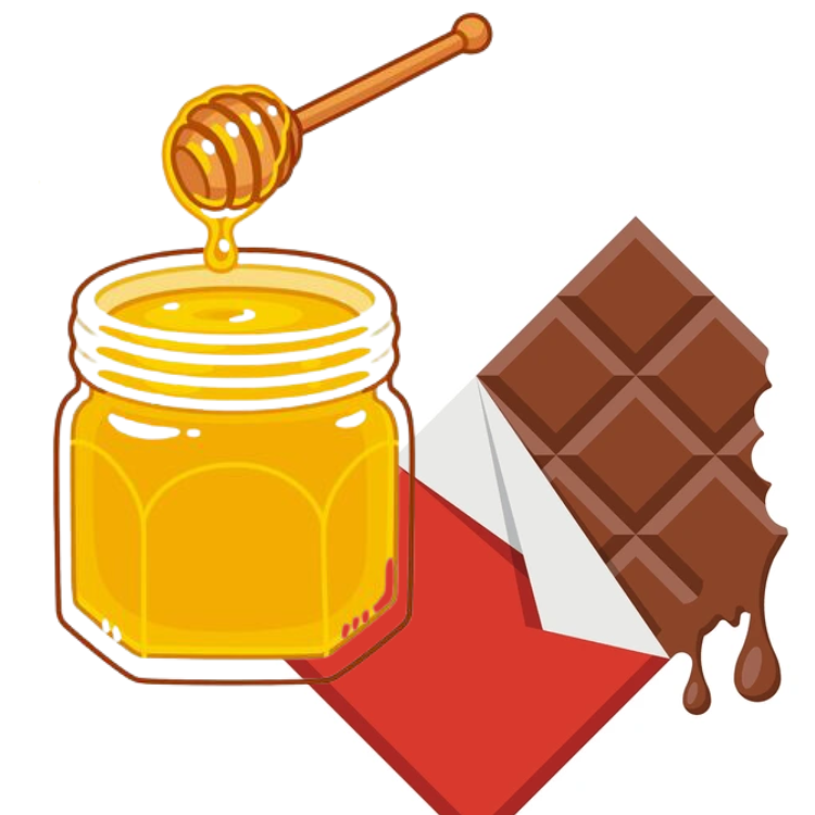 chocolate y miel