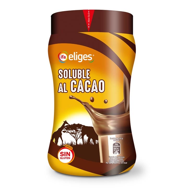 cacao soluble ifa eliges 900 gr.