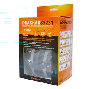 drakkar, protector auditivo doble carcasa snr 34 db