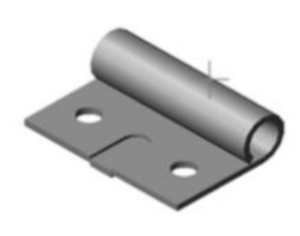 soporte para roldana zn