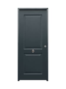 puerta entrada vivienda saga100 clasica 7016 inox 3p 1c 900x2100 izquierdas con mirilla