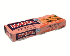 mejillones escabeche isabel pack-3 *85gr
