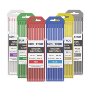 electrodos tungsteno toda la gama