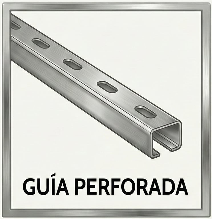 guias y soportes de fijación