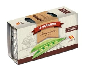guisante la barranca pack-2*400 grs