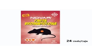 raticida pasta bromadiolona novar 150 grs