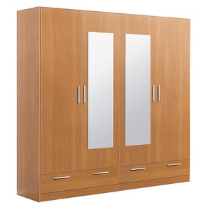 armario 4 ptas. + 2 lunas + 2 caj. (altura: 200 cm.) (kit)