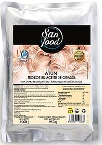 atun aceite girasol sanfood bolsa1k