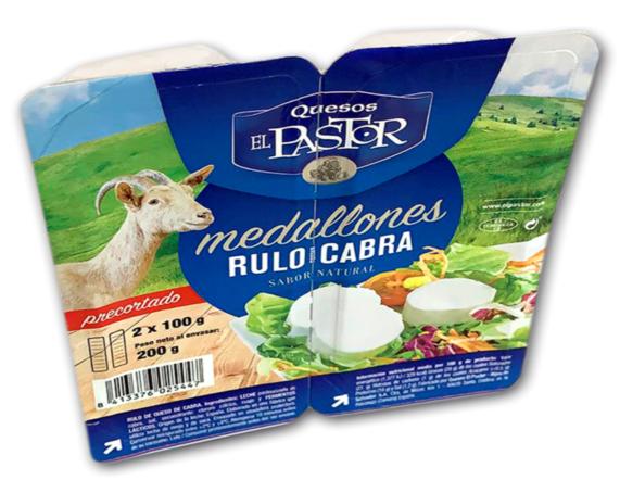queso rulo cabra precortado el pastor 2x100gr