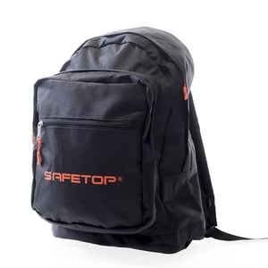 mochila p-equipo black waterproof 50x35x20cm, multibolsillos
