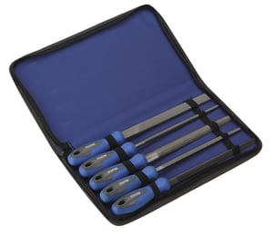 juego de 5 limas de 200 mm en b/nylon