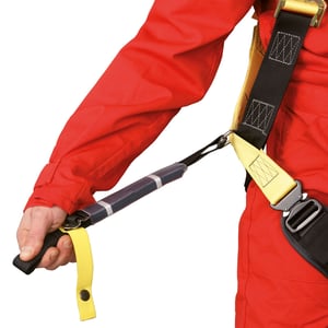 cinta anti-trauma, para evitar traumatismos por suspensión