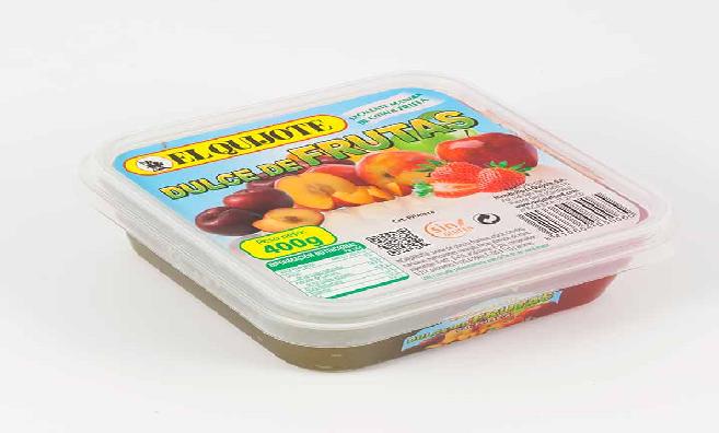 dulce de frutas quijote 400gr.