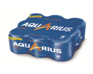 aquarius naranja lata pack 9x33cl