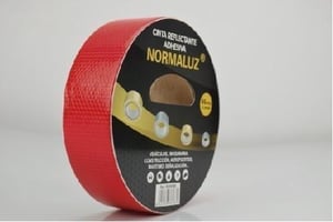 cinta adhesiva reflectante  5 cm x 33m roja