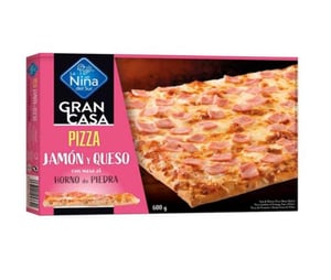 pizza cong. jamon gran casa 600gr