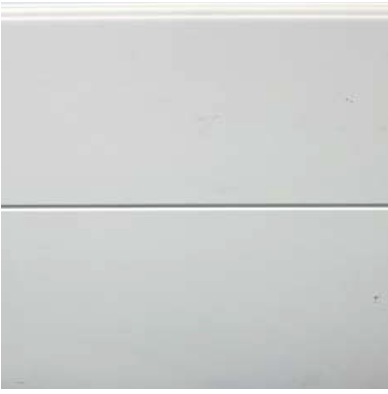 ml panel secc 500 liso un canal blanco ext, gofrado blanco int