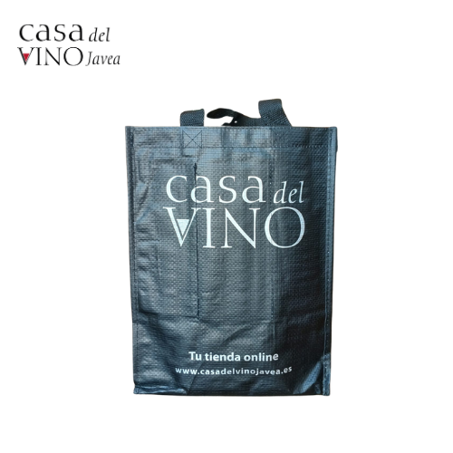 Bolsa 6 botellas Negro