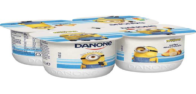 yogur macedonia danone 4x120gr.
