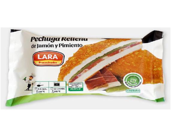 pechuga c/jamon y pimiento lara 1kg